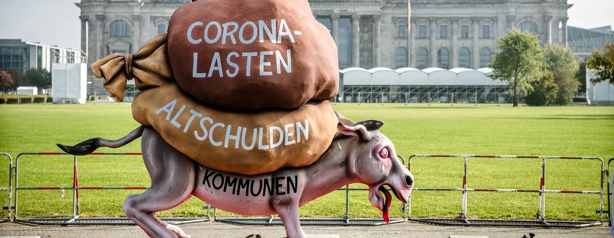 Esel vor dem Reichstag
