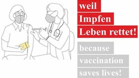 Logo Wir lassen uns Impfen, weil Impfen Leben rettet!