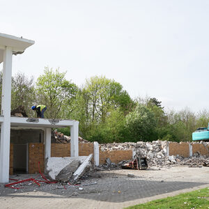 Abriss und Umbau im Stenkhoffbad