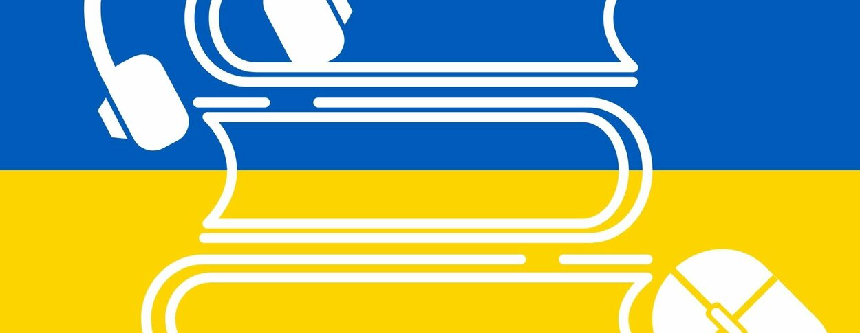 Online-Angebote zum Lesen, Hören und Lernen für Ukrainische Geflüchtete