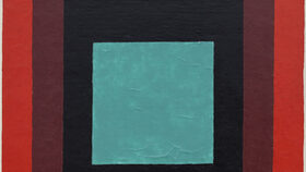 Josef Albers, Homage to the Square: Tempered Ardor, 1950
