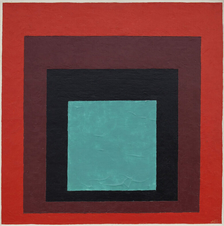Josef Albers, Homage to the Square: Tempered Ardor, 1950