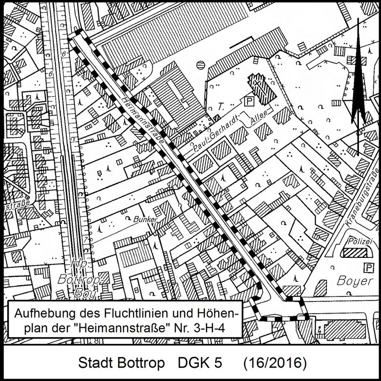 Aufhebung des Fluchtlinien und Höhenplan der "Heimannstraße" Nr. 3-H-4