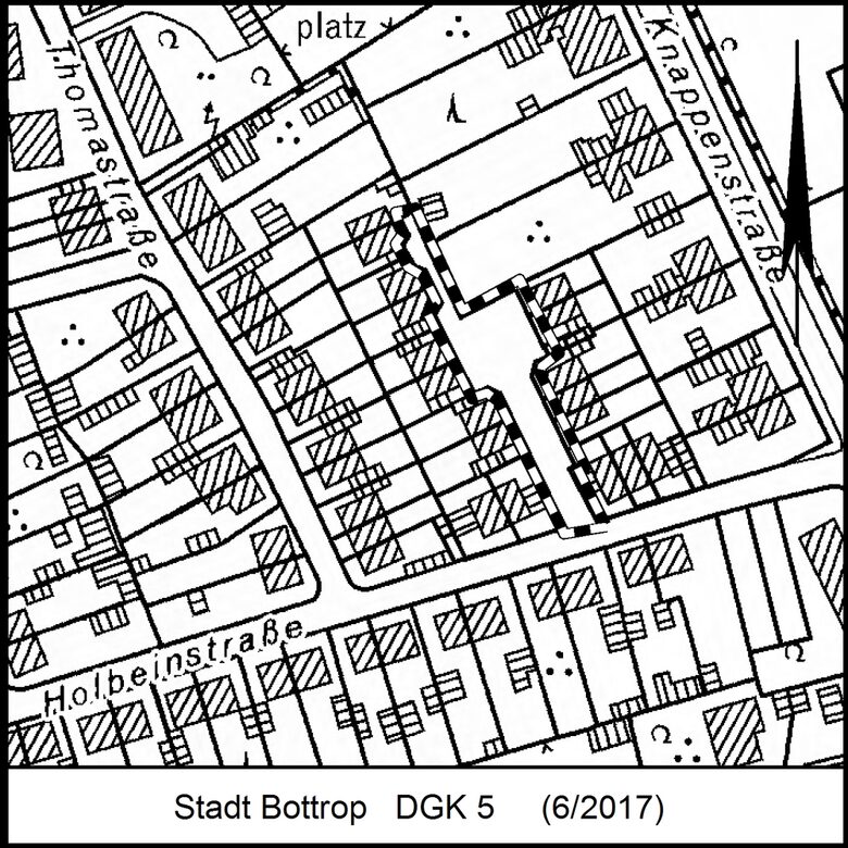 Plan DGK5 Stichstraße Holbeinstraße (06/2017)