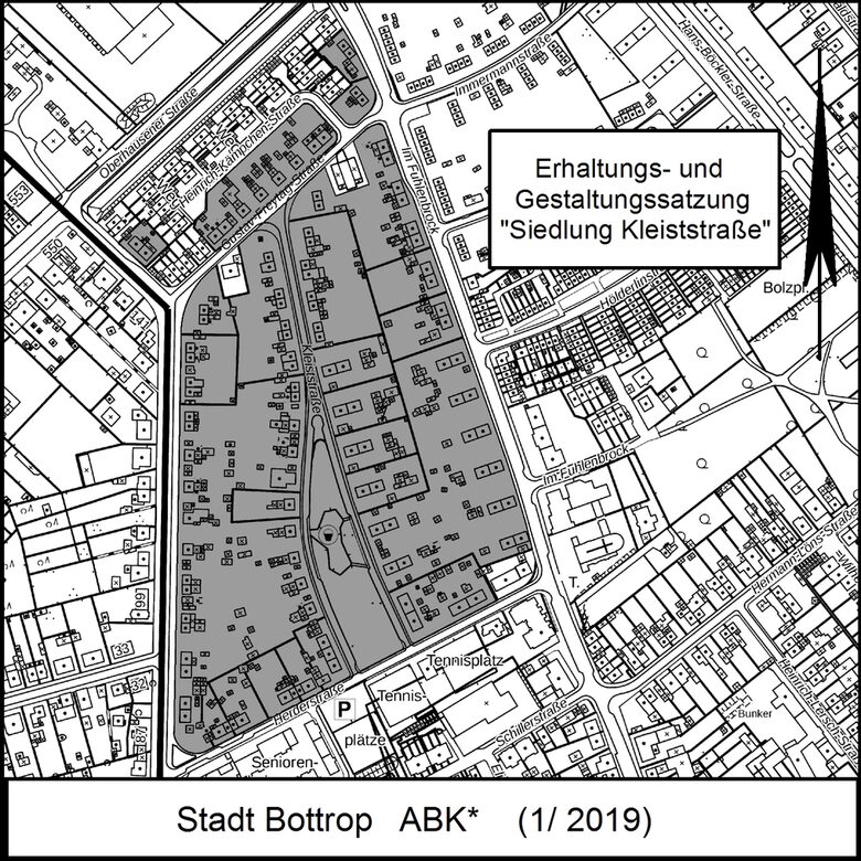 Erhaltungs- und Gestaltungssatzung "Siedlung Kleiststraße"