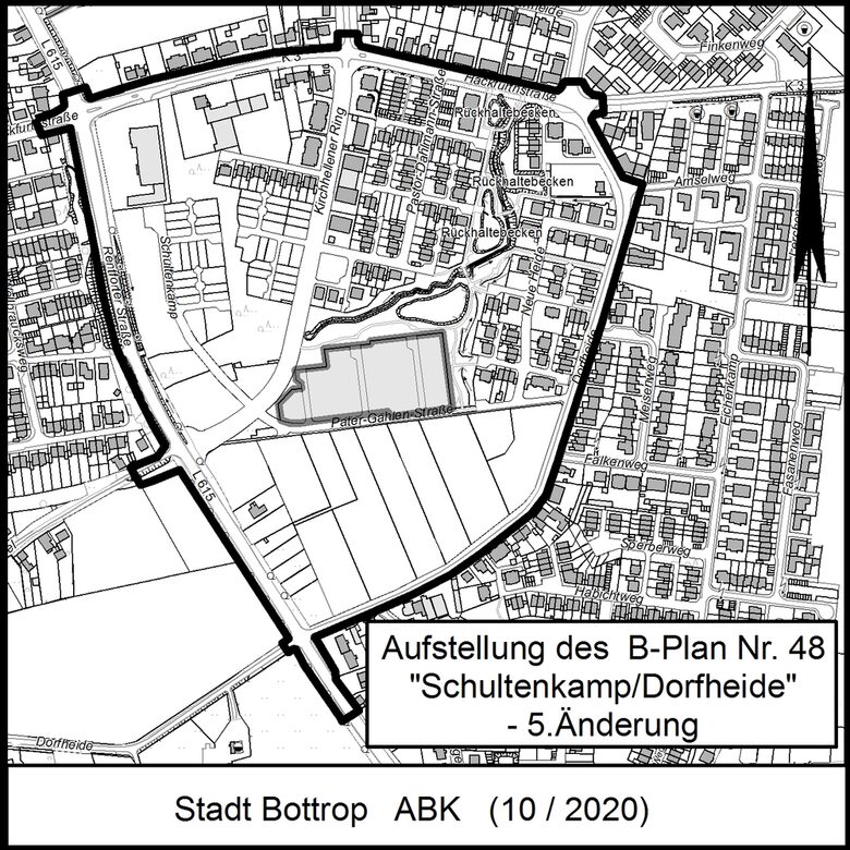 Aufstellung des B-Plan Nr. 48 "Schultenkamp/Dorfheide" - 5. Änerung