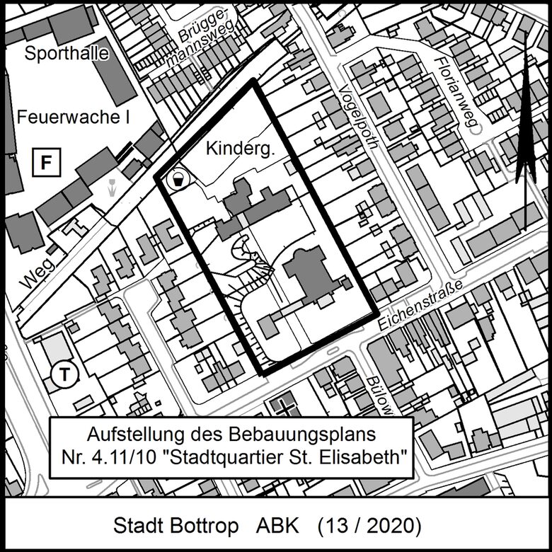 Aufstellung des Bebauungsplans Nr. 4.11/10 "Stadtquartier St. Elisabeth"