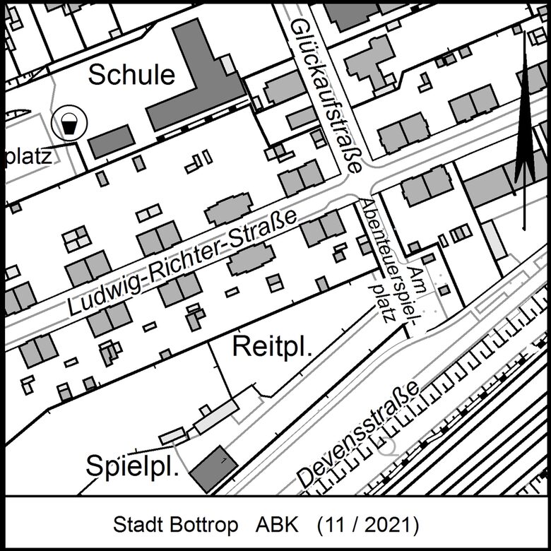 Umbenennung des südl. Teilstücks der "Glückaufstraße" in "Am Abenteuerspielplatz"
