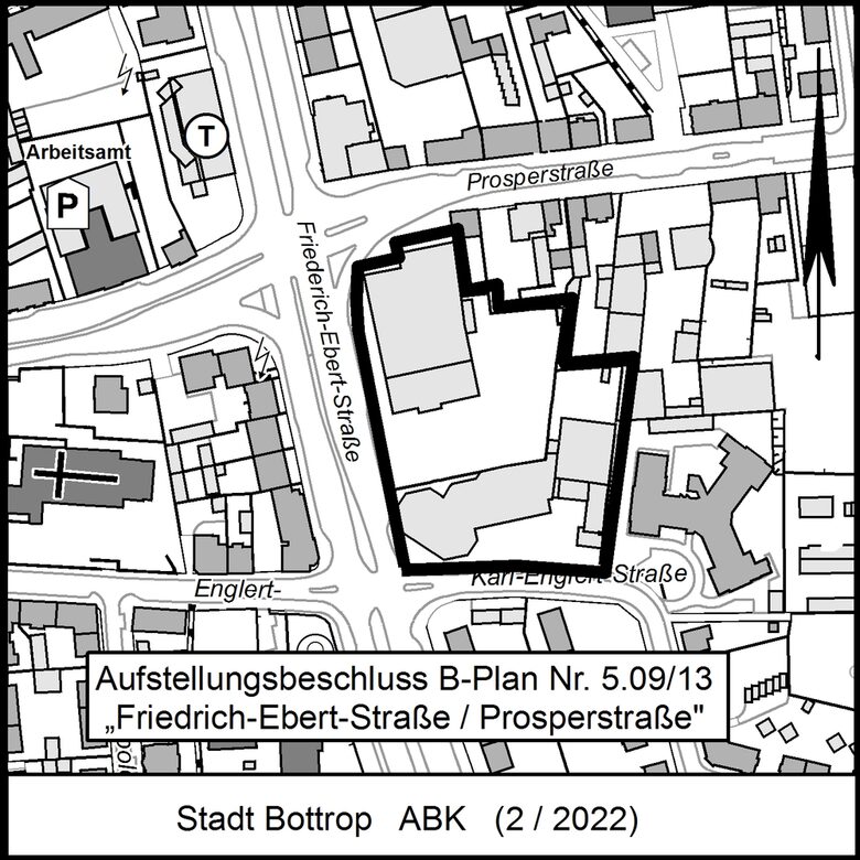 Aufstellungsbeschluss B-Plan Nr. 5.09/13 "Friedrich-Ebert-Str./Prosperstr."