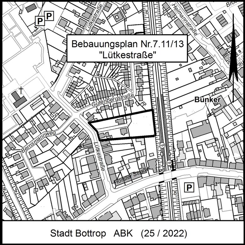 Bebauungsplan Nr. 7.11/13 "Lütkestraße"