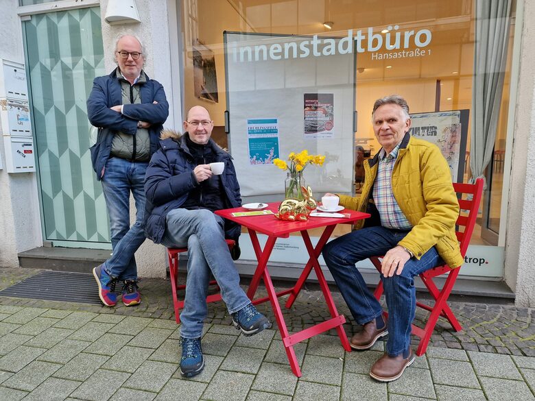 v.l. Thomas Albrecht, Oliver Schröder und Karl-Heinz Hulisz