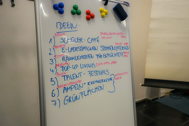 Im Makerthon sollen möglichst Ideen mit Umsetzungspotential erarbeitet werden