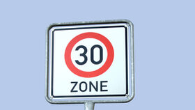 Schild Zone 30